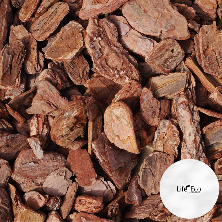 鉢土に載せるマルチング材 ウッドチップ（木片・バーク）ブラウン 5