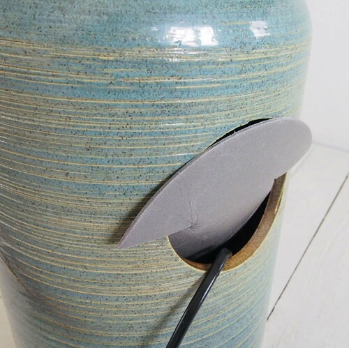 信楽焼 水華泉 LT-23-2 青蘭 循環式モーター付き φ24×H42cm【送料E】