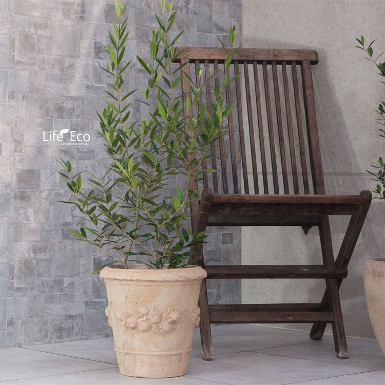 植木鉢 アンティーク調 素焼き テラコッタ鉢 モンテガロ アンティコ φ25cm×H25cm（8号）【送料E】