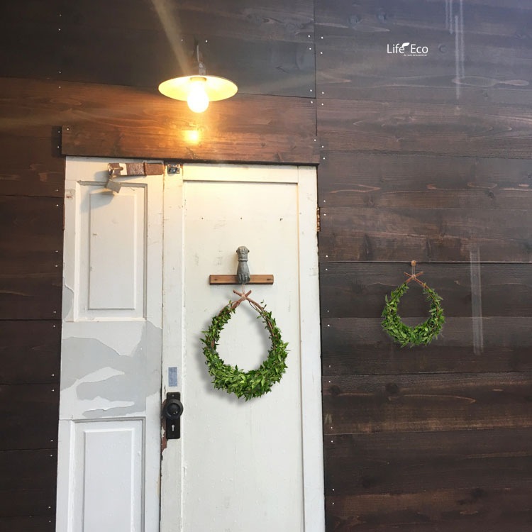 ギンバイカ（銀梅花・マートル）のロイヤルドロップリース L / 約W30cm×D40cm【3個セット】【送料E】