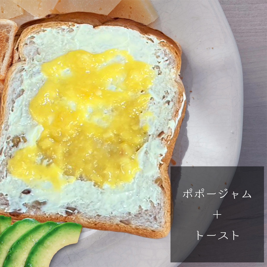 オーガニック栽培でつくった【幻の果実】ポポーの無添加 手づくりジャム 150g～森のカスタード～【2個入】【送料無料】