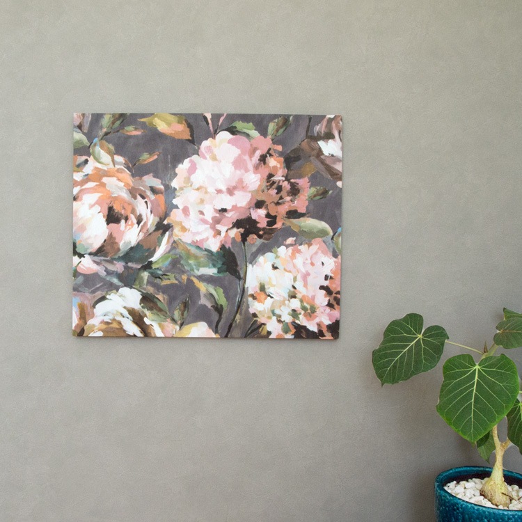 アートパネル（アートボード、インテリアパネル）クラシカルフラワー Mサイズ / W45cm×D38cm（厚み2cm）【送料B】