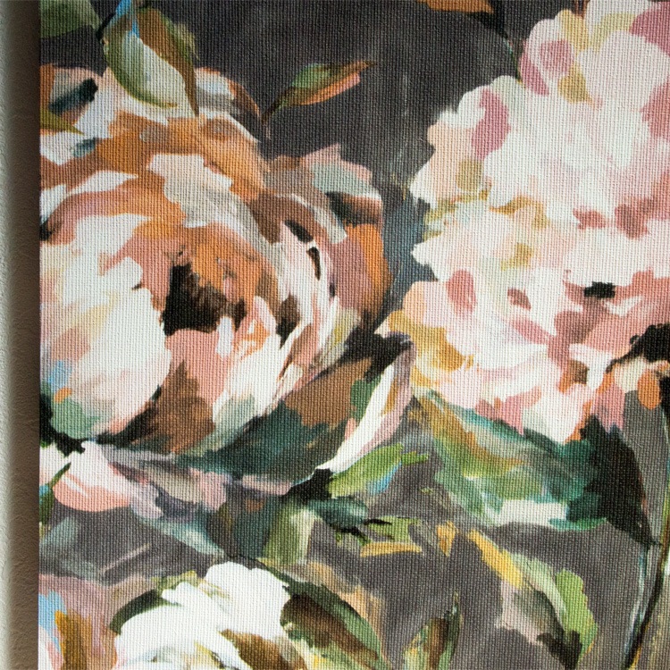 アートパネル（アートボード、インテリアパネル）クラシカルフラワー Mサイズ / W45cm×D38cm（厚み2cm）【送料B】