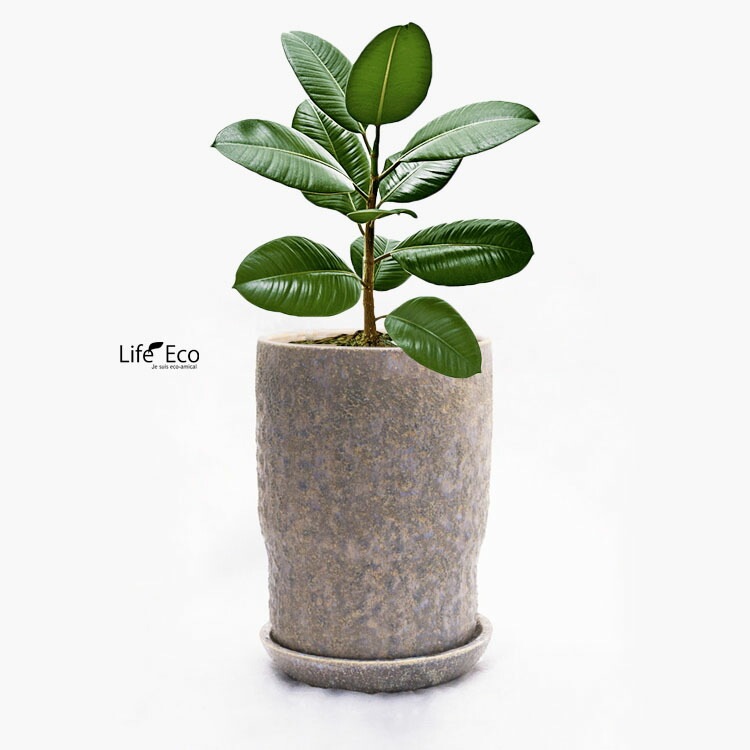 植木鉢 インテリアポット バルナ トール スカイグレー / φ13.5cm×H18.7cm（4.5号）【送料A】