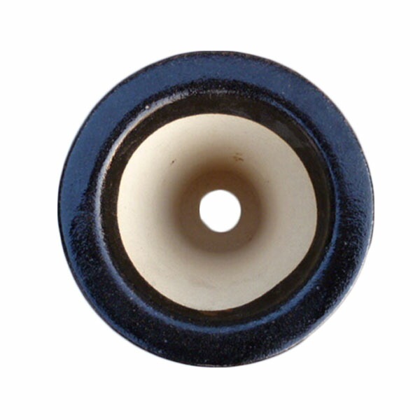 植木鉢 信楽焼 楽風柚子足付ラン鉢 φ11.5XH15.0cm（3.5号）【4個入】【送料D】