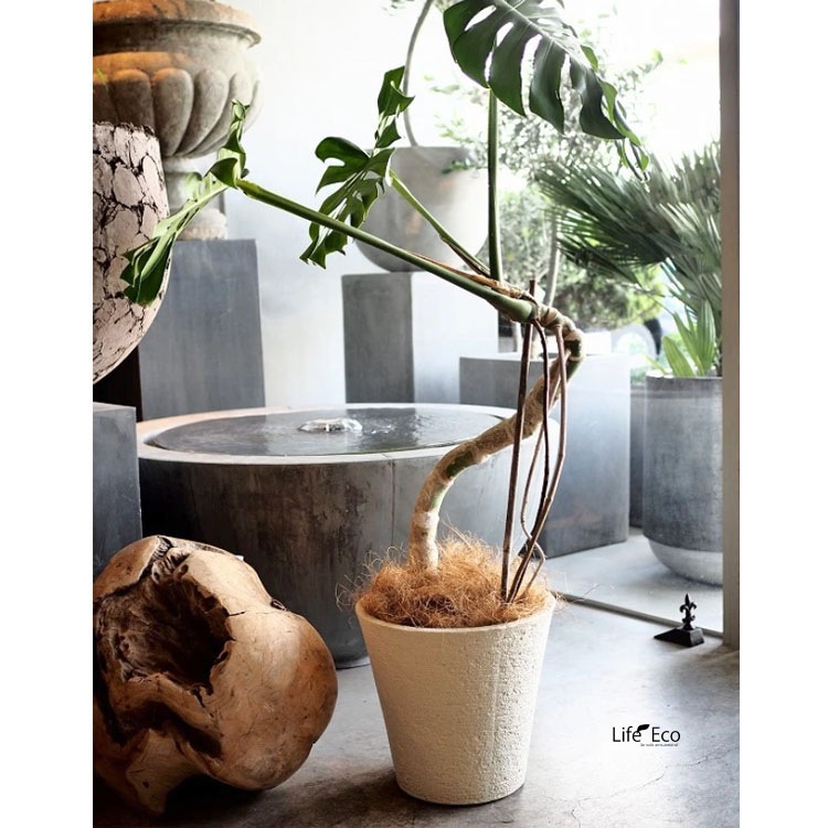 グリーンポット 植木鉢 ビアス アルトエッグ アイボリー31x36.5cm EB