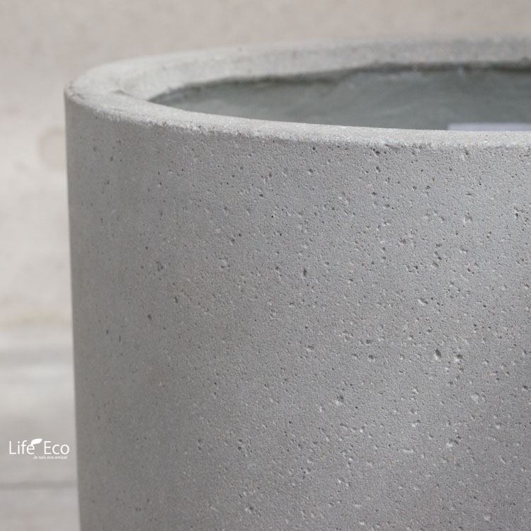 植木鉢 軽量 ファイバーセメント製 コーディル Uポット グレー（灰）/ φ46×H41cm（15号）【送料E】