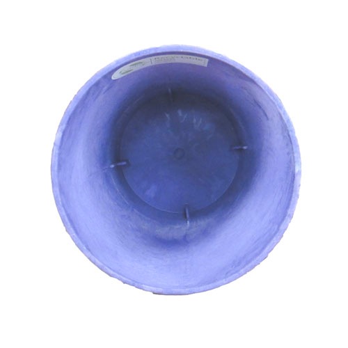 鉢カバー（底穴無し）軽量 おしゃれ アートストーン ラウンド グレープ 紫 13cm（4号）【6個入】【送料B】