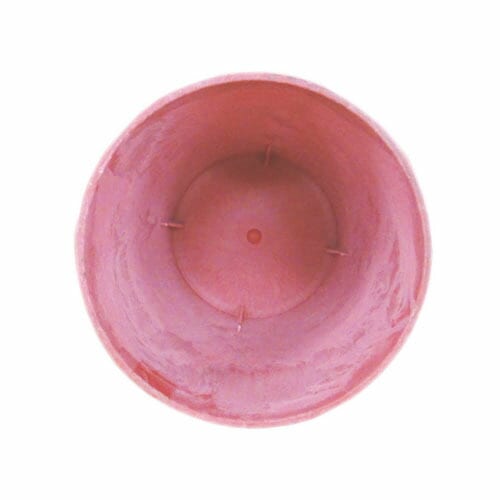 鉢カバー 軽量 アートストーン ラウンド ピンク13cm（4号）【6個入】AS