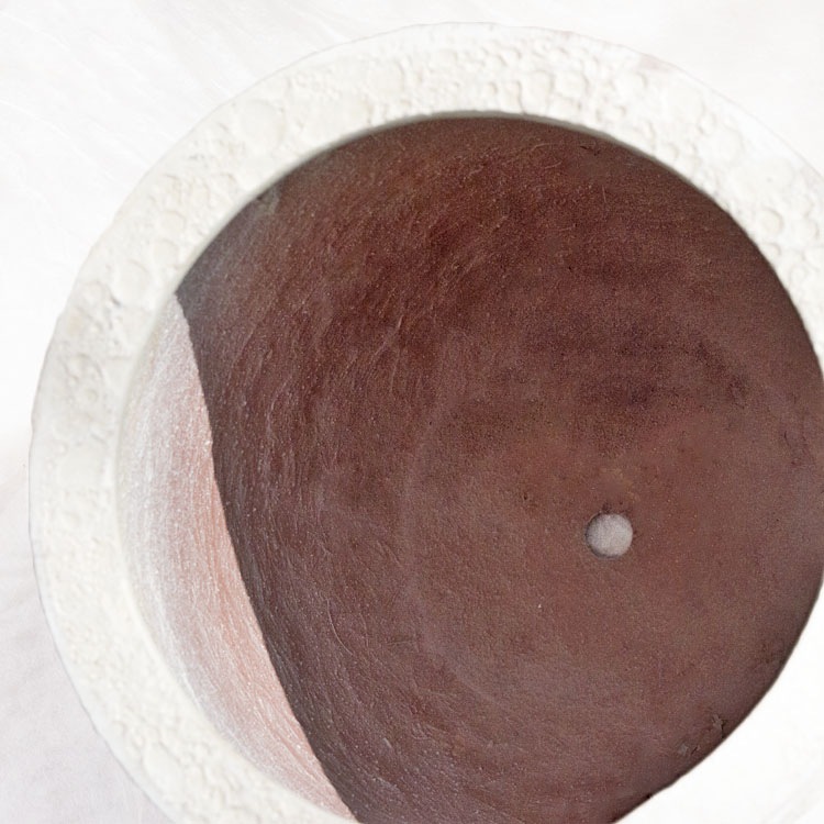 植木鉢 軽量 FRP製 ラヴァライト トールラウンド クリーム（ベージュ） / φ25×H35cm（8号）【送料E】