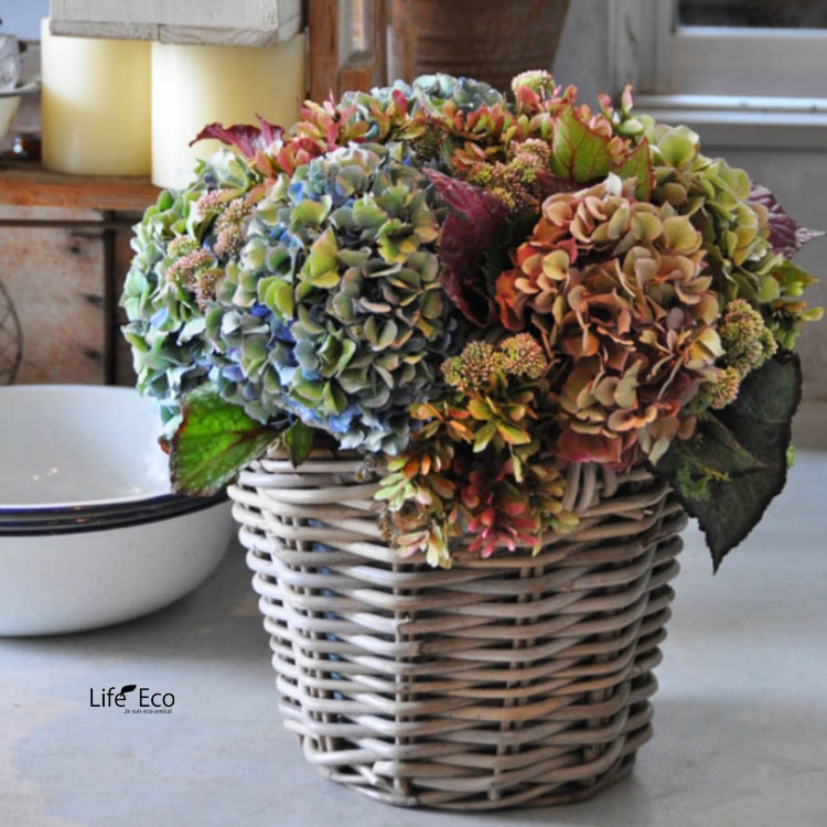 植木鉢カバー【直植可能】 籐カゴ ラタンバスケット モンデリック