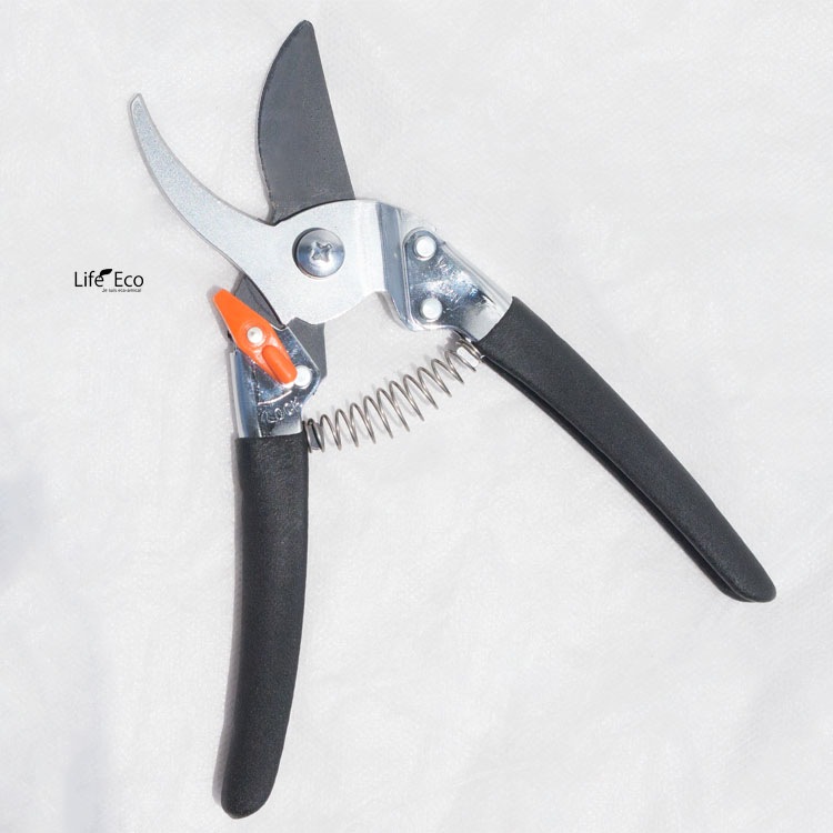 剪定鋏（ハサミ） プロタイプ ブラック（黒） 205mm（フッ素樹脂加工