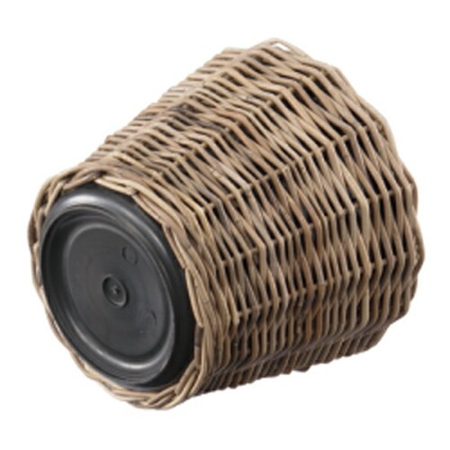 植木鉢カバー 籐カゴ ラタンバスケット モンデリック ラタン φ34cm×H30cm（11号）【送料E】