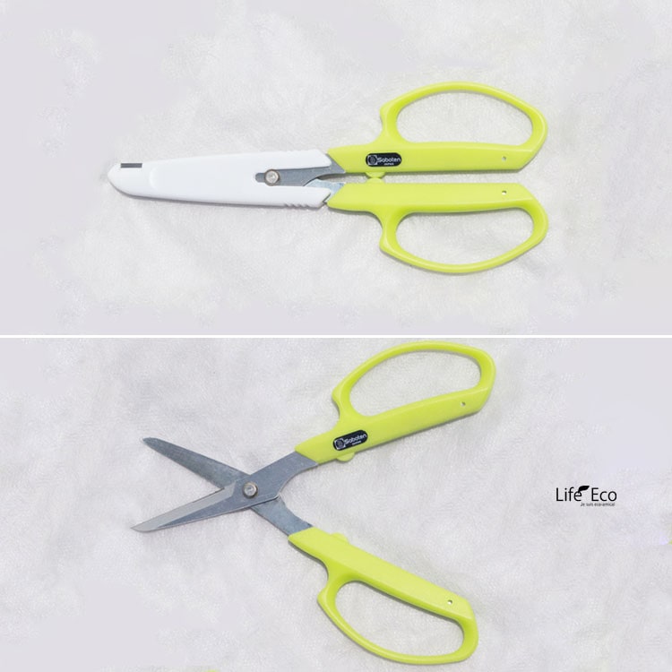 剪定鋏（ハサミ）シャインカットプラス ライムグリーン（刃研ぎ