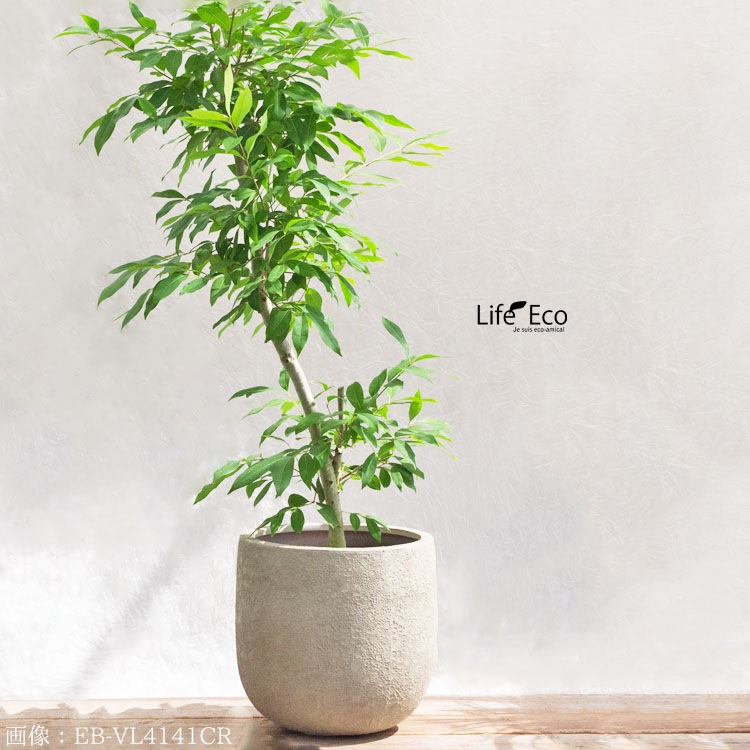 植木鉢 軽量 FRP製 ラヴァライト Uポット クリーム（ベージュ） / φ55×H55cm（18号）【送料H】