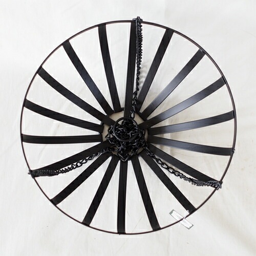 カルチベーター フラットバーアイアンハンギング 黒 φ30cm【送料B】