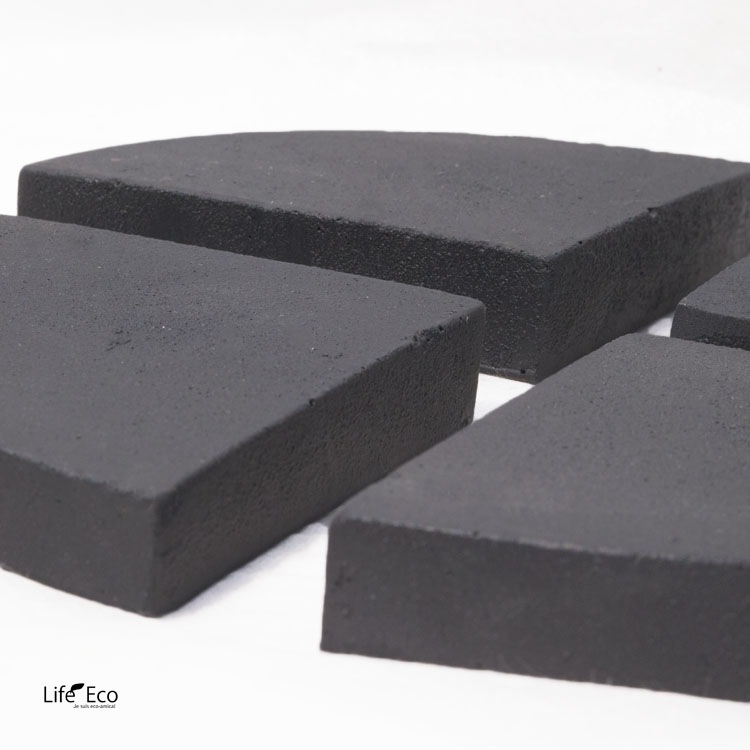 植木鉢足台 FRP製 ポットフィート ライト ブラック（黒） L10cm×W10cm×H3cm【12個入】【送料B】
