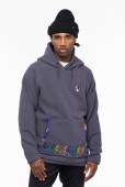 Buttermilk Sherpa Fleece Hoody-GRATEFUL DEAD RHINO GREY　