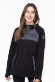 686 Womens Hemlock Fleece Hoody-BLACK　