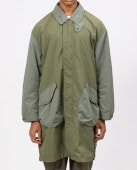 PACKABLE RIPSTOP BALCOLLAR COAT -OLIVE