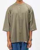 SOFT COOL 6/10  TRICOT MESH BAGGY SHIRT　- OLIVE