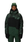 【2526 早期予約商品】MENS GEO INSULATED JACKET - MOSS GREEN COLORBLOCK|ALL ITEM|６８６