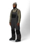 MENS HOT LAP INSULATED BIB - CHARCOAL COLORBLOCK