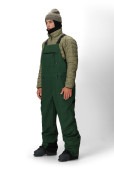 MENS HOT LAP INSULATED BIB - MOSS GREEN RIPSTOP