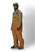 MENS HOT LAP INSULATED BIB - CARAMEL RIPSTOP