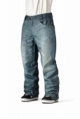 MEN'S DECONSTRUCTED DENIM INSULATED PANT - INDIGO DENIM