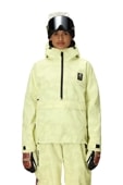 WOMENS 686 SUBLIME SHELL ANORAK - SUBLIME YELLOW TIE DYE