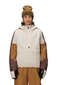 【2526 早期予約商品】WOMENS OUTLINE SHELL ANORAK - LIMESTONE COLORBLOCK