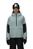 WOMENS OUTLINE SHELL ANORAK - DUSTY MARINE GRID