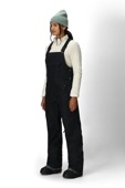 WOMENS BLACK MAGIC 20K SHELL BIB - BLACK
