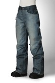 WOMENS DECONSTRUCTED DENIM INSULATED PANT - INDIGO DENIM