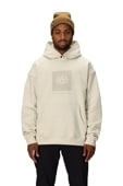 KNOCKOUT LOGO PREMIUM HEAVYWEIGHT PULLOVER HOODY - LIMESTONE