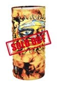 DOUBLE LAYER FACE WARMER - SUBLIME ORANGE TIE DYE
