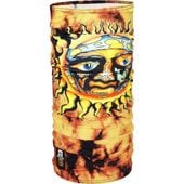 DOUBLE LAYER FACE WARMER - SUBLIME ORANGE TIE DYE