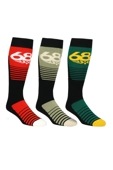 MENS MOTO SOCKS - 3 PACK - ASSORTED