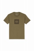 KNOCKOUT SCRIPT PREMIUM SHORT SLEEVE TSHIRT - MILITARY GREEN 