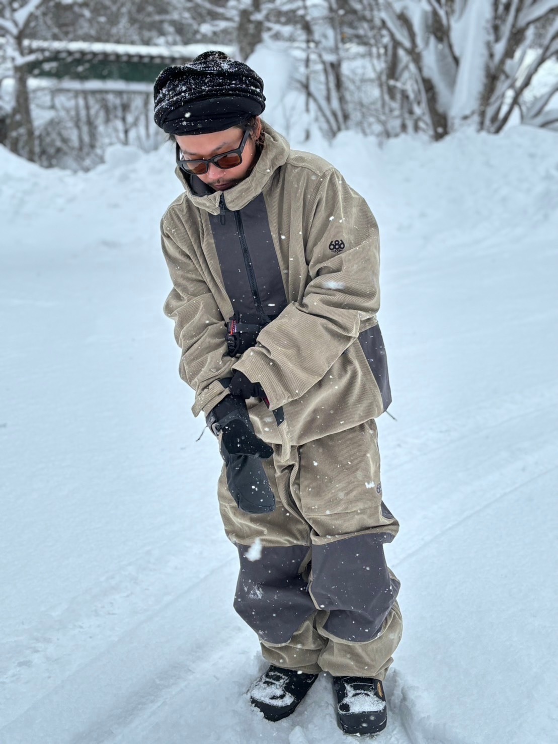 2.5L GHOST PANT - SAGE CORDUROY COLORBLOCK クリーニング