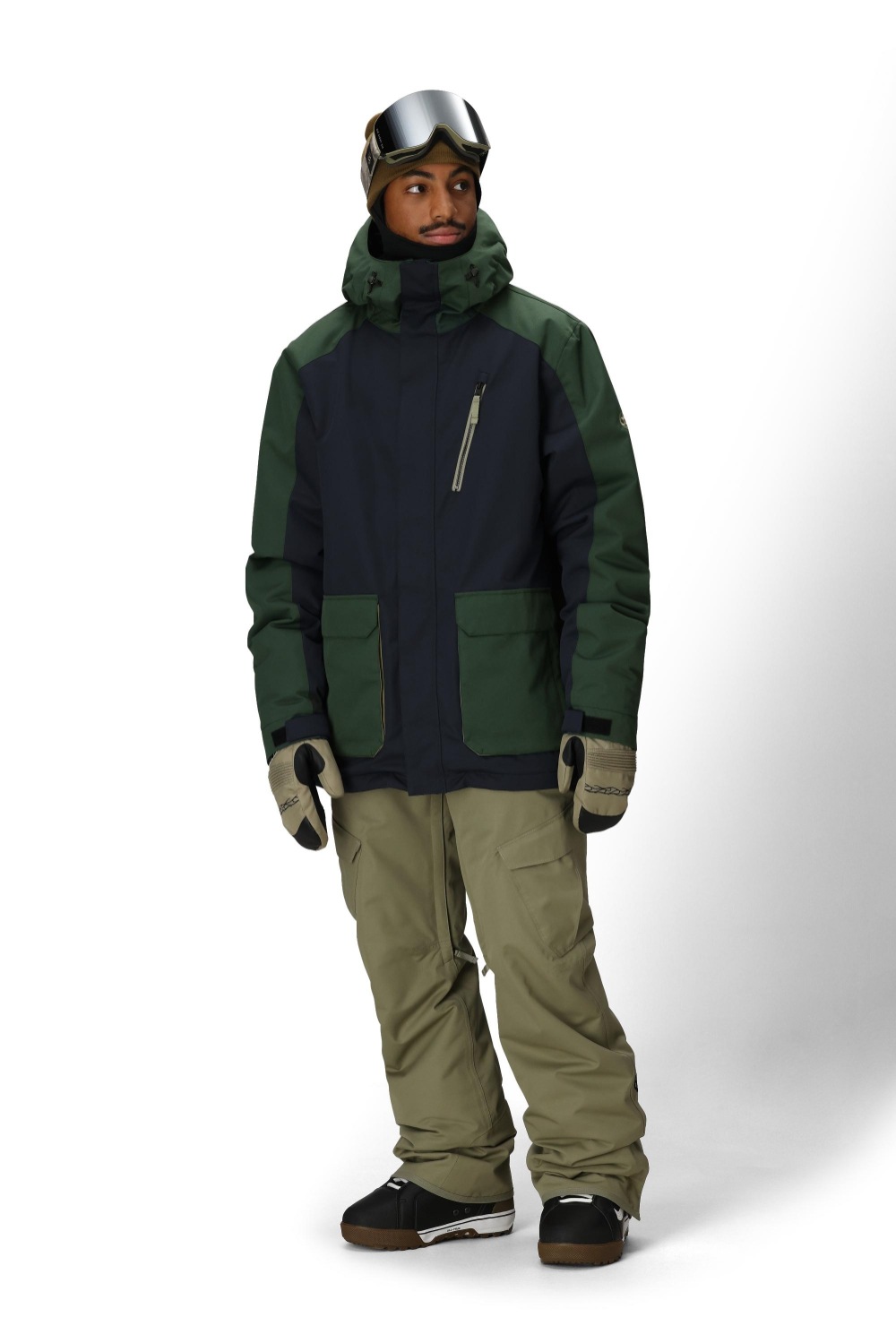 MENS NIGHTLINE INSULATED JACKET - NAVY COLORBLOCK
