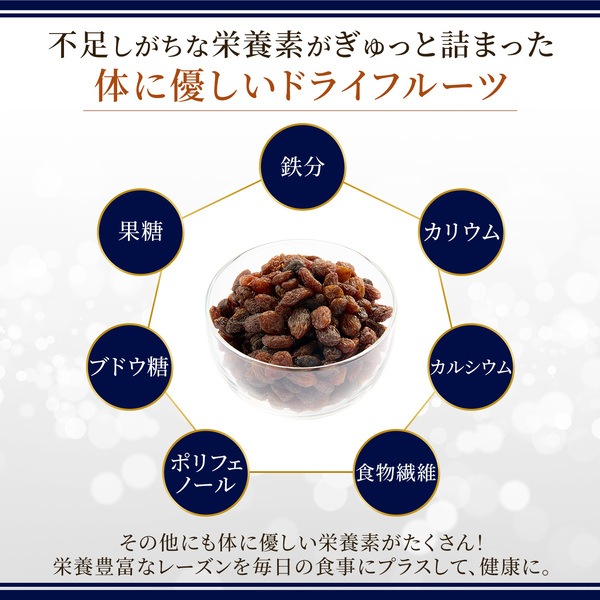 《2袋セット》レーズン ノンオイル【アメリカ産】500g ※2袋セットで485円お得！