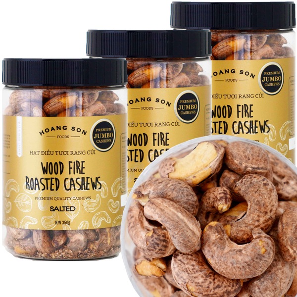 皮付きカシューナッツ プレミアムジャンボ　ゴールド【350g×3本】※3本セットで410円お得！