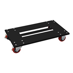 TONE 高耐久台車 耐荷重（300kg）　ブラック L-DIS01