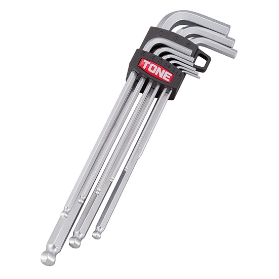 TONE ロングボールポイントＬ形レンチセット BL900