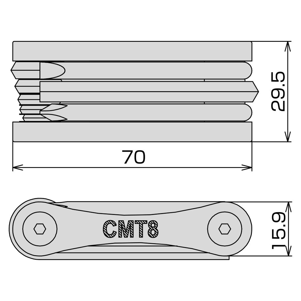 TONE マルチツール CMT8