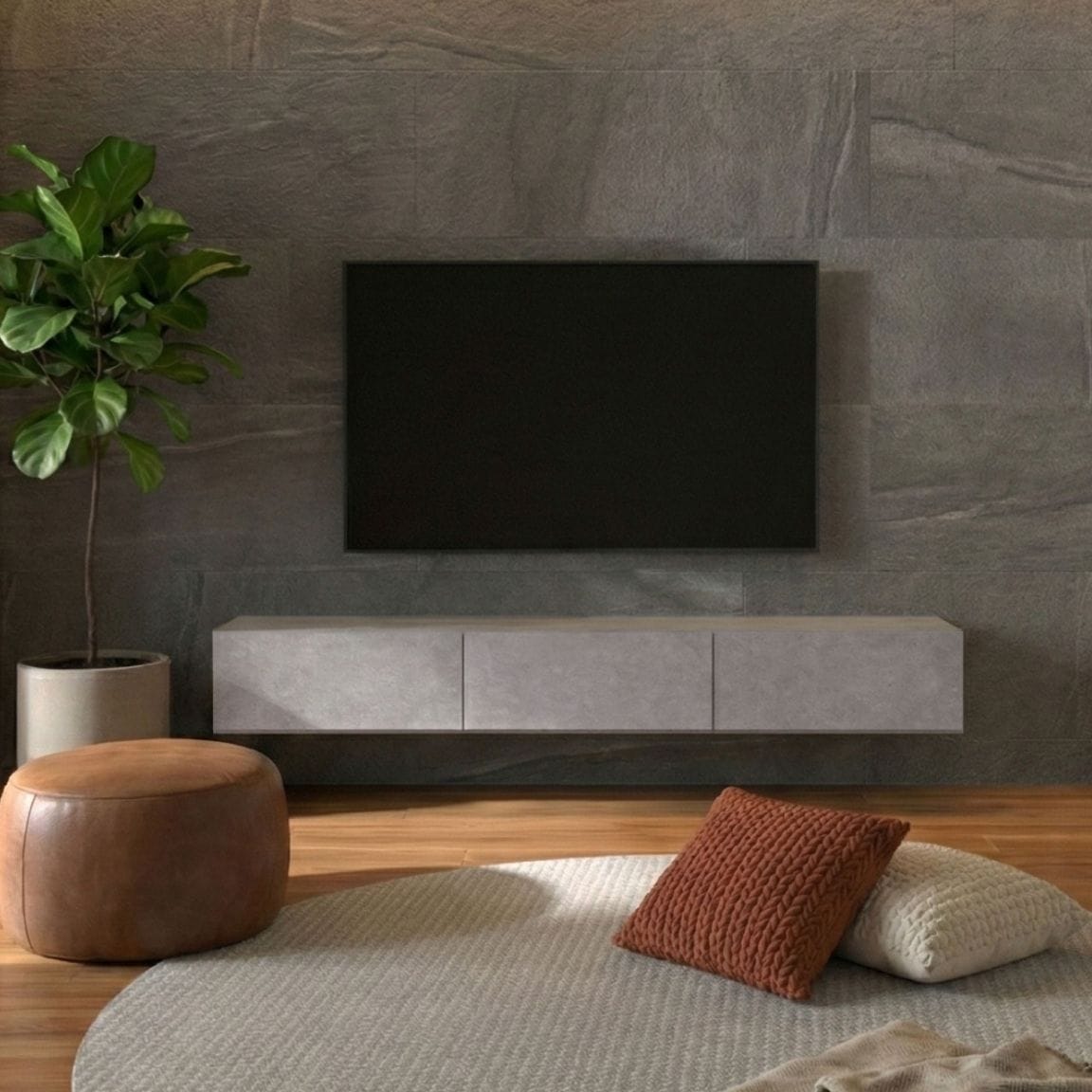 【お値下げ】パモウナ フロートテレビボード 幅180cm セラミカネロ お値下げ】パモウナ フロートテレビボード 幅180cm セラミカネロ お