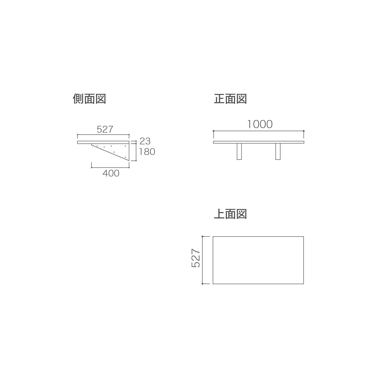 アンダーシェルフ 幅100cm 収納棚 洗面所 ウォールシェルフ カキトリなし MA-Q1000T