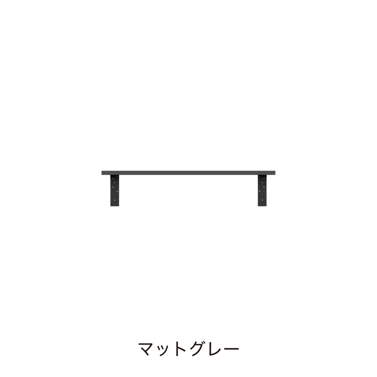 アンダーシェルフ 幅100cm 収納棚 洗面所 ウォールシェルフ カキトリなし MA-Q1000T